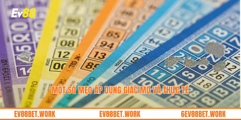 Một số mẹo áp dụng giấc mơ và thực tế