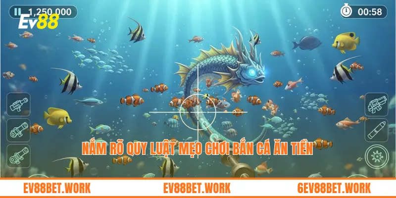 Nắm rõ quy luật mẹo chơi bắn cá ăn tiền