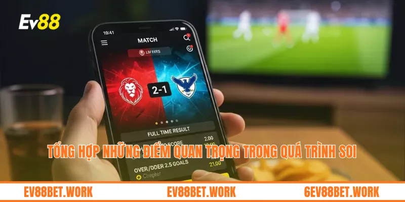 Tổng hợp những điểm quan trọng trong quá trình soi